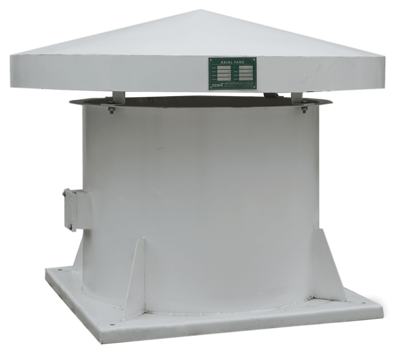 ECA-5-NoD: quạt hướng trục hút mái truyền động trực tiếp